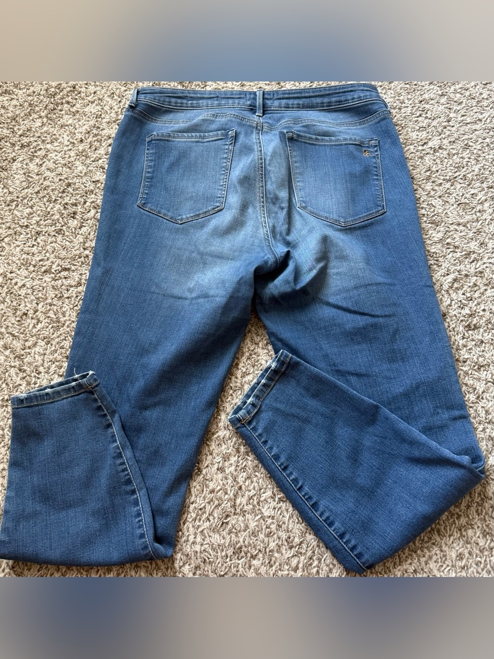 Jessica Simpson Kiss Me Ankle Skinny Stretchy Distressed Jeans - Picture 3 of 8